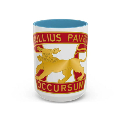 7th Air Defense Artillery Regiment (U.S. Army) Accent Coffee Mug 15oz Light Blue - Go Mug Yourself