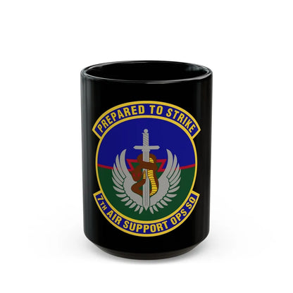 7th Air Support Operations Squadron (U.S. Air Force) Black Coffee Mug-15oz-Go Mug Yourself