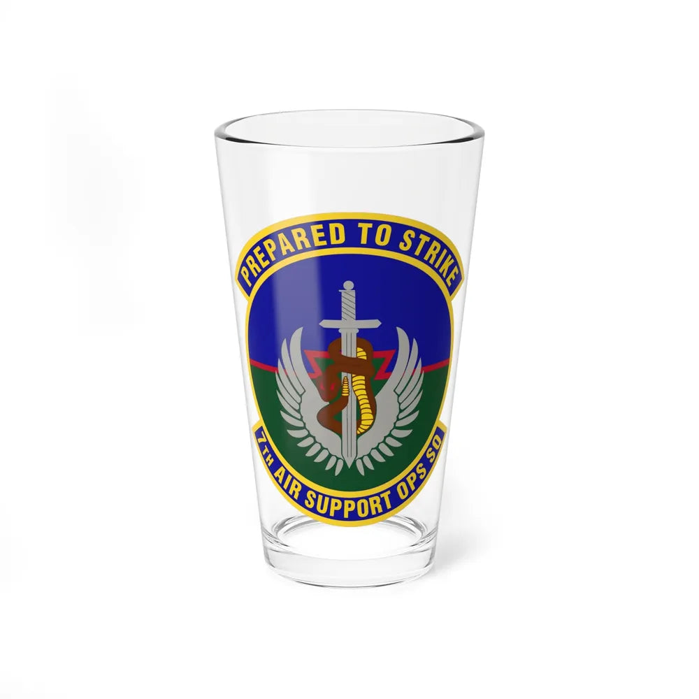 7th Air Support Operations Squadron (U.S. Air Force) Pint Glass 16oz-16oz-Go Mug Yourself