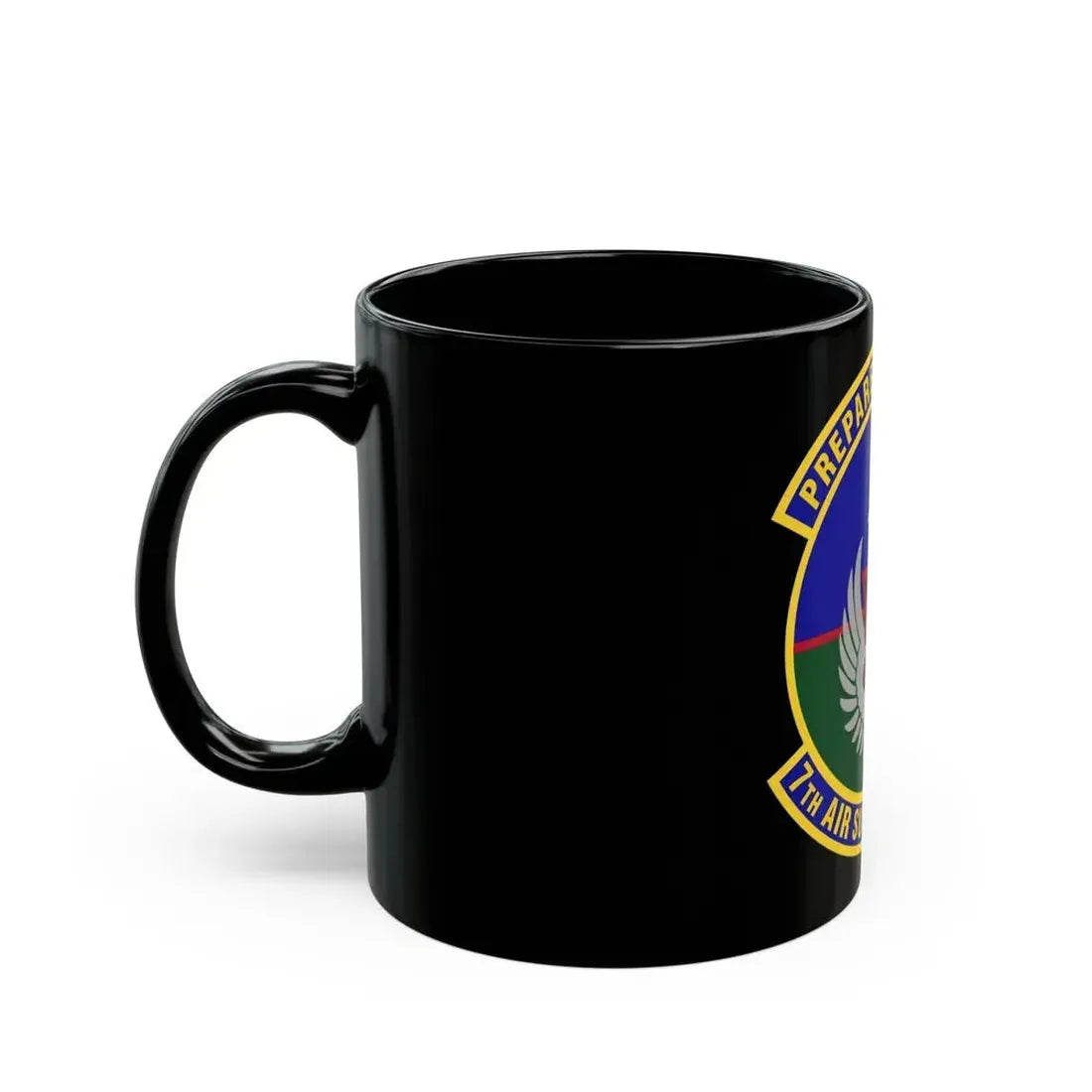 7th Air Support Operations Squadron (U.S. Air Force) Black Coffee Mug - Go Mug Yourself