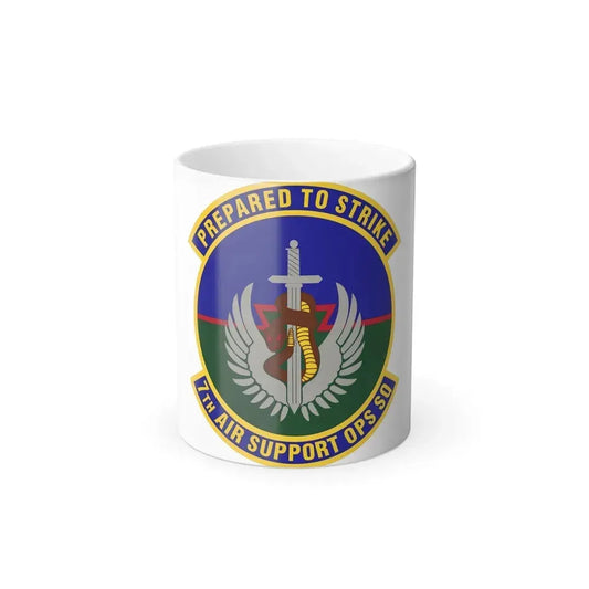 7th Air Support Operations Squadron (U.S. Air Force) Color Changing Coffee Mug 11oz - Go Mug Yourself