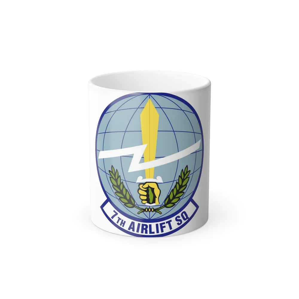 7th Airlift Squadron (U.S. Air Force) Color Changing Coffee Mug-11oz-Go Mug Yourself