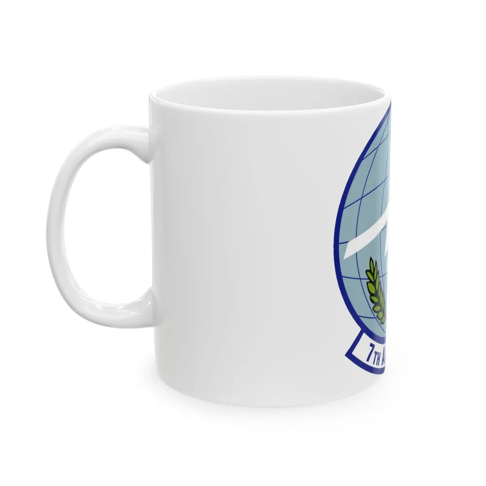 7th Airlift Squadron (U.S. Air Force) White Coffee Mug-Go Mug Yourself