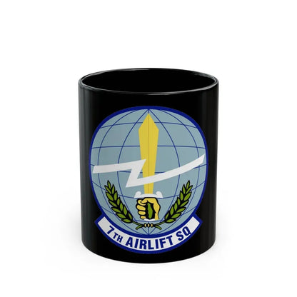 7th Airlift Squadron (U.S. Air Force) Black Coffee Mug 11oz - Go Mug Yourself