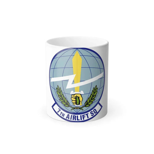 7th Airlift Squadron (U.S. Air Force) Color Changing Coffee Mug 11oz - Go Mug Yourself