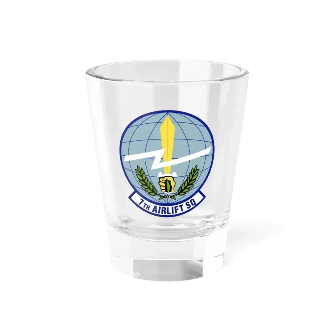 7th Airlift Squadron (U.S. Air Force) Shot Glass 1.5oz 1.5oz - Go Mug Yourself