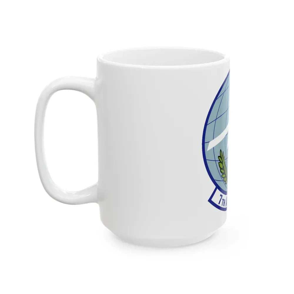 7th Airlift Squadron (U.S. Air Force) White Coffee Mug - Go Mug Yourself