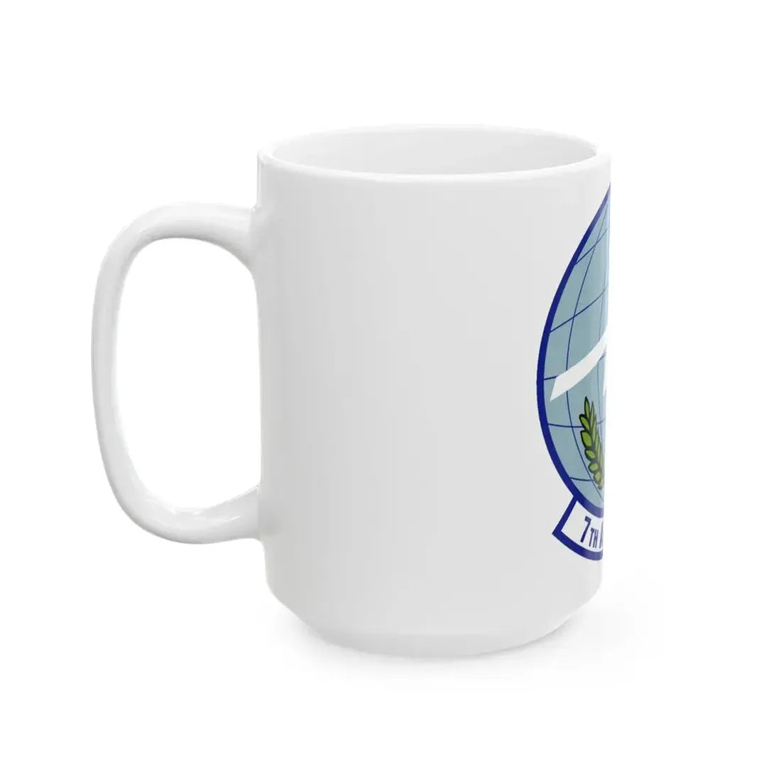 7th Airlift Squadron (U.S. Air Force) White Coffee Mug - Go Mug Yourself