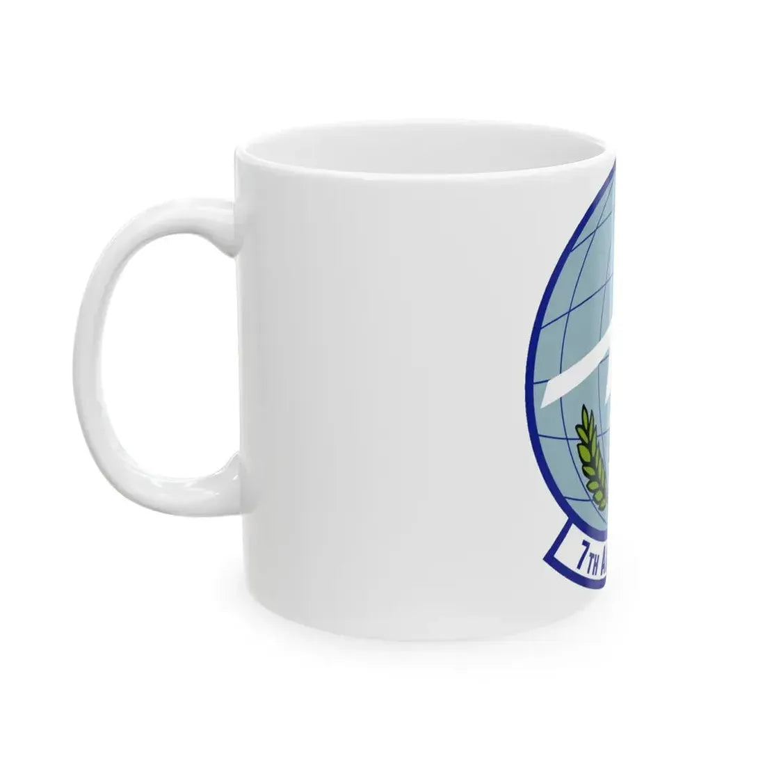 7th Airlift Squadron (U.S. Air Force) White Coffee Mug - Go Mug Yourself