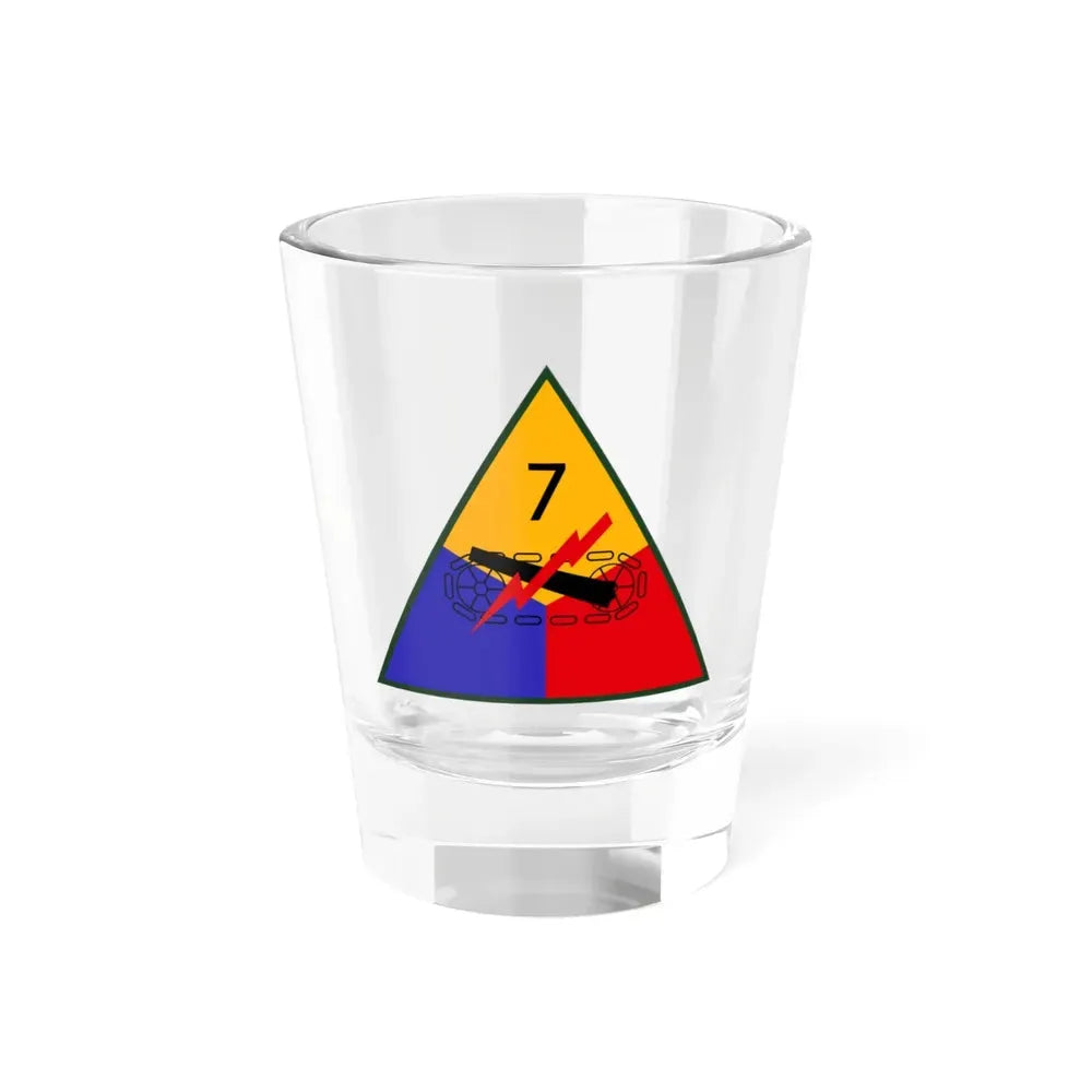 7th Armored Division (U.S. Army) Shot Glass 1.5oz 1.5oz - Go Mug Yourself