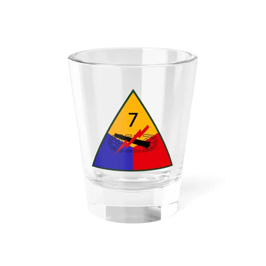 7th Armored Division (U.S. Army) Shot Glass 1.5oz 1.5oz - Go Mug Yourself