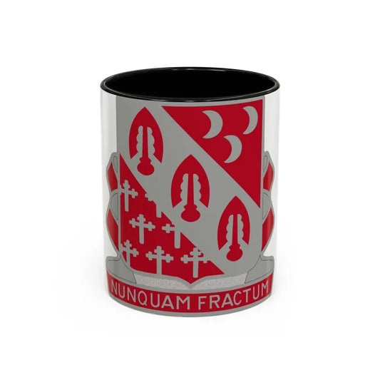 7th Artillery Regiment (U.S. Army) Accent Coffee Mug 11oz Black - Go Mug Yourself