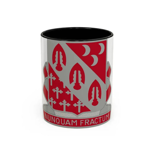 7th Artillery Regiment (U.S. Army) Accent Coffee Mug 11oz Black - Go Mug Yourself