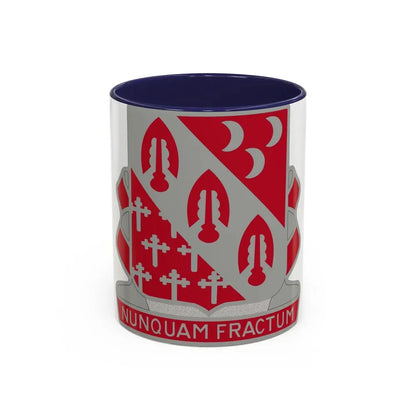 7th Artillery Regiment (U.S. Army) Accent Coffee Mug 11oz Navy - Go Mug Yourself