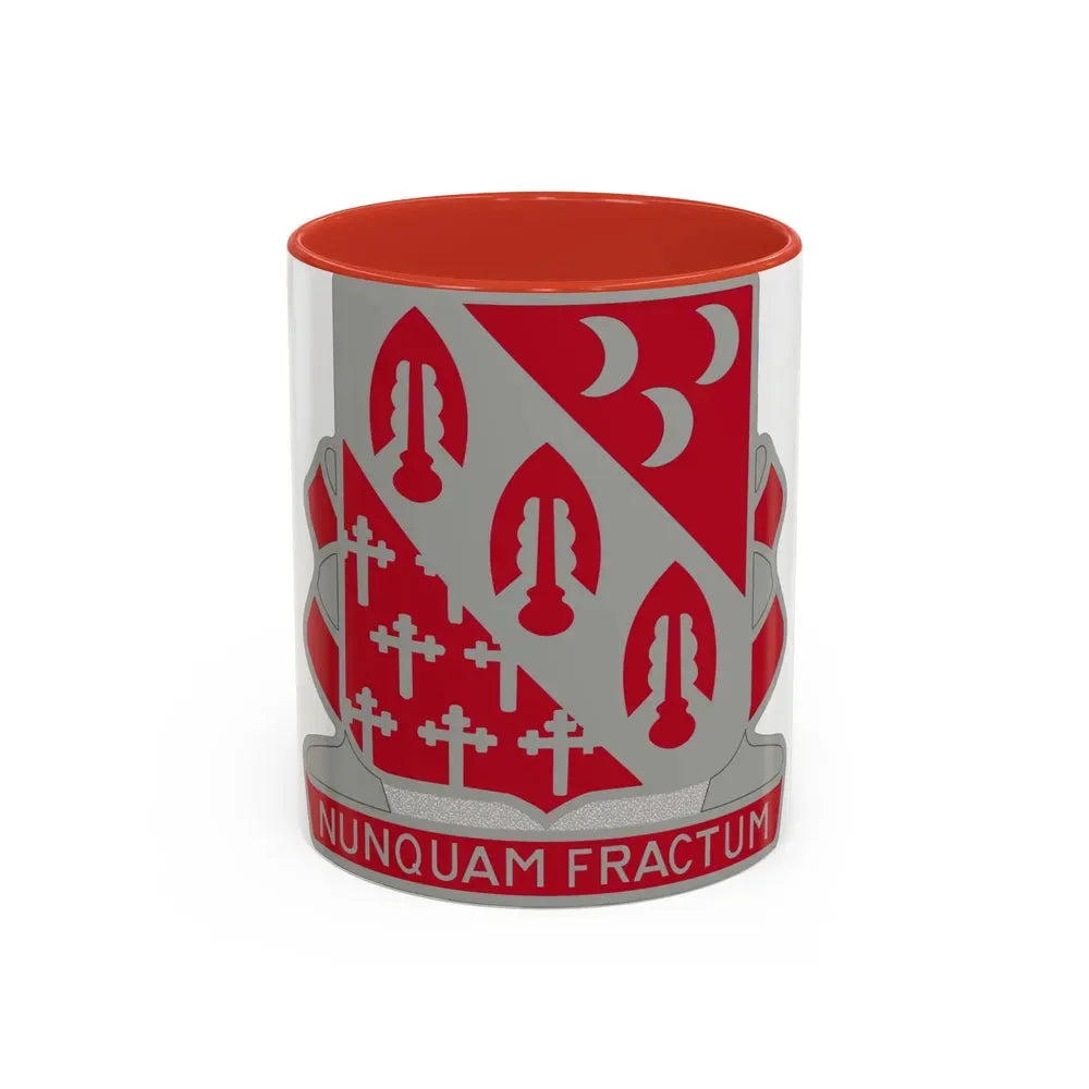 7th Artillery Regiment (U.S. Army) Accent Coffee Mug 11oz Red - Go Mug Yourself