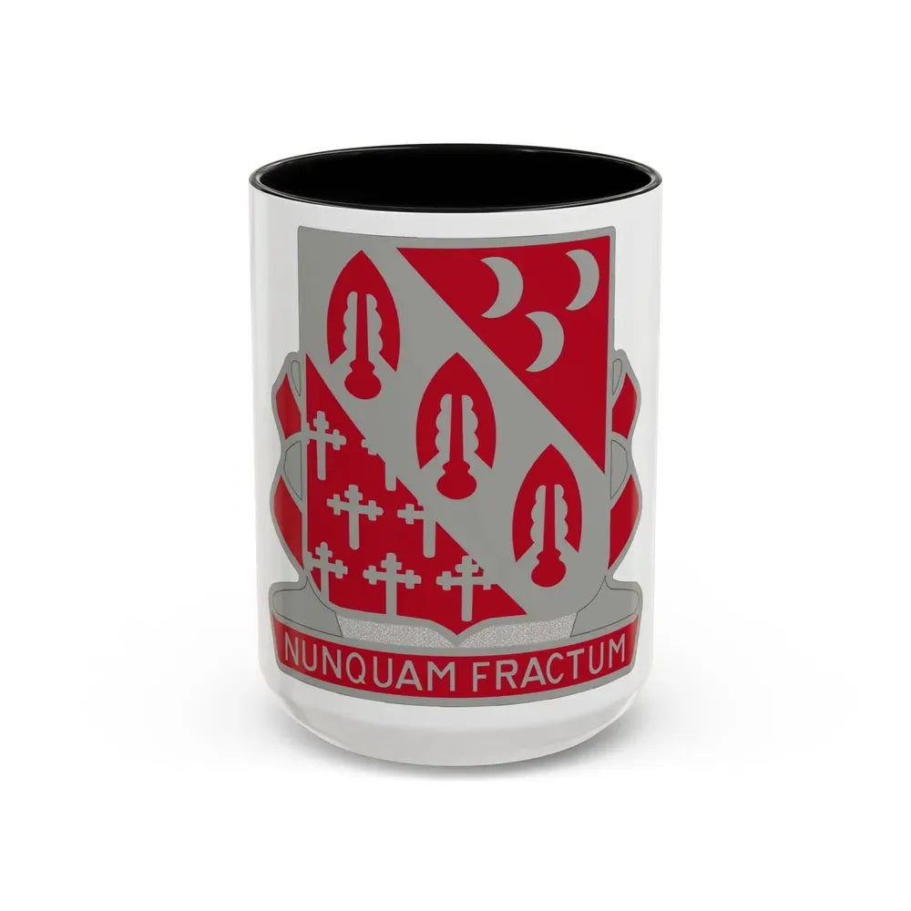 7th Artillery Regiment (U.S. Army) Accent Coffee Mug 15oz Black - Go Mug Yourself
