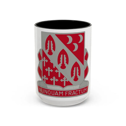 7th Artillery Regiment (U.S. Army) Accent Coffee Mug 15oz Black - Go Mug Yourself