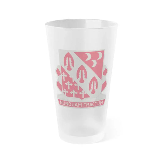 7th Artillery Regiment (U.S. Army) Frosted Pint Glass 16oz Default Title - Go Mug Yourself