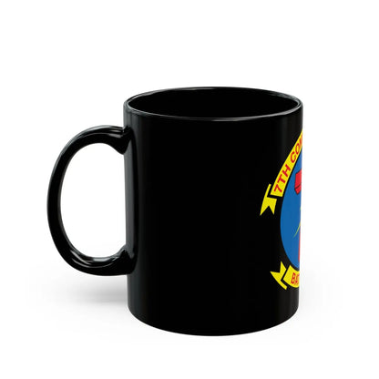 7th Communication Battalion (USMC) Black Coffee Mug-Go Mug Yourself