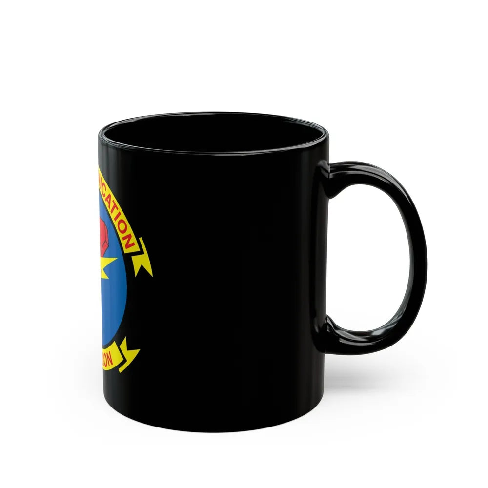 7th Communication Battalion (USMC) Black Coffee Mug-Go Mug Yourself