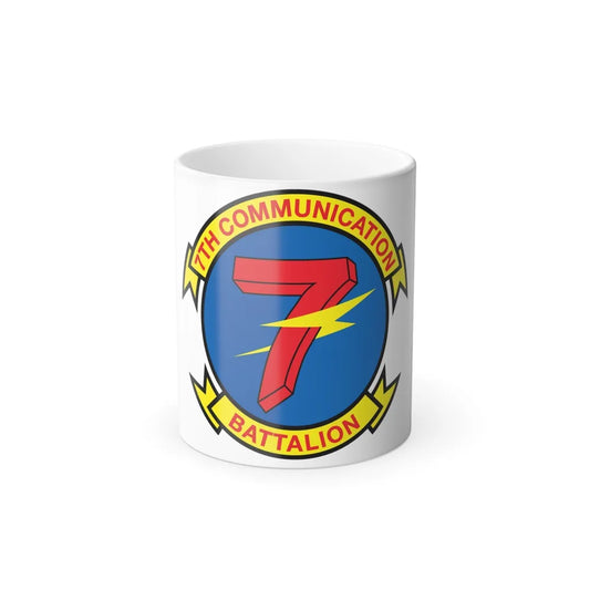 7th Communication Battalion (USMC) Color Changing Mug 11oz-11oz-Go Mug Yourself