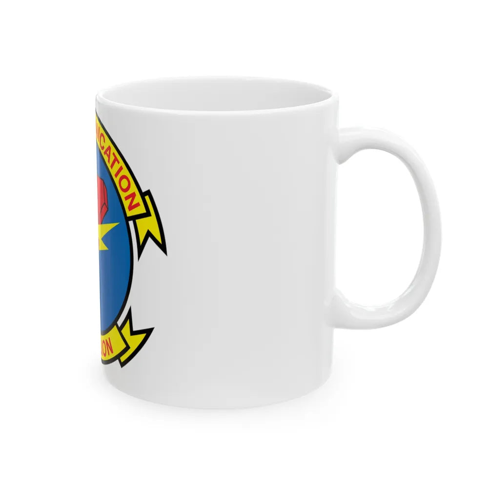 7th Communication Battalion (USMC) White Coffee Mug-Go Mug Yourself