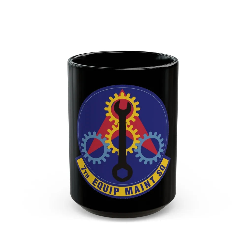 7th Equipment Maintenance Squadron (U.S. Air Force) Black Coffee Mug-15oz-Go Mug Yourself