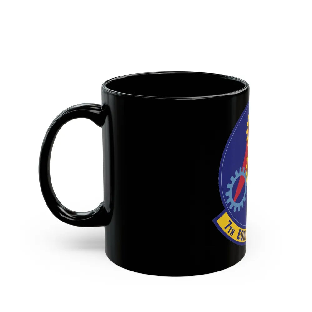 7th Equipment Maintenance Squadron (U.S. Air Force) Black Coffee Mug-Go Mug Yourself