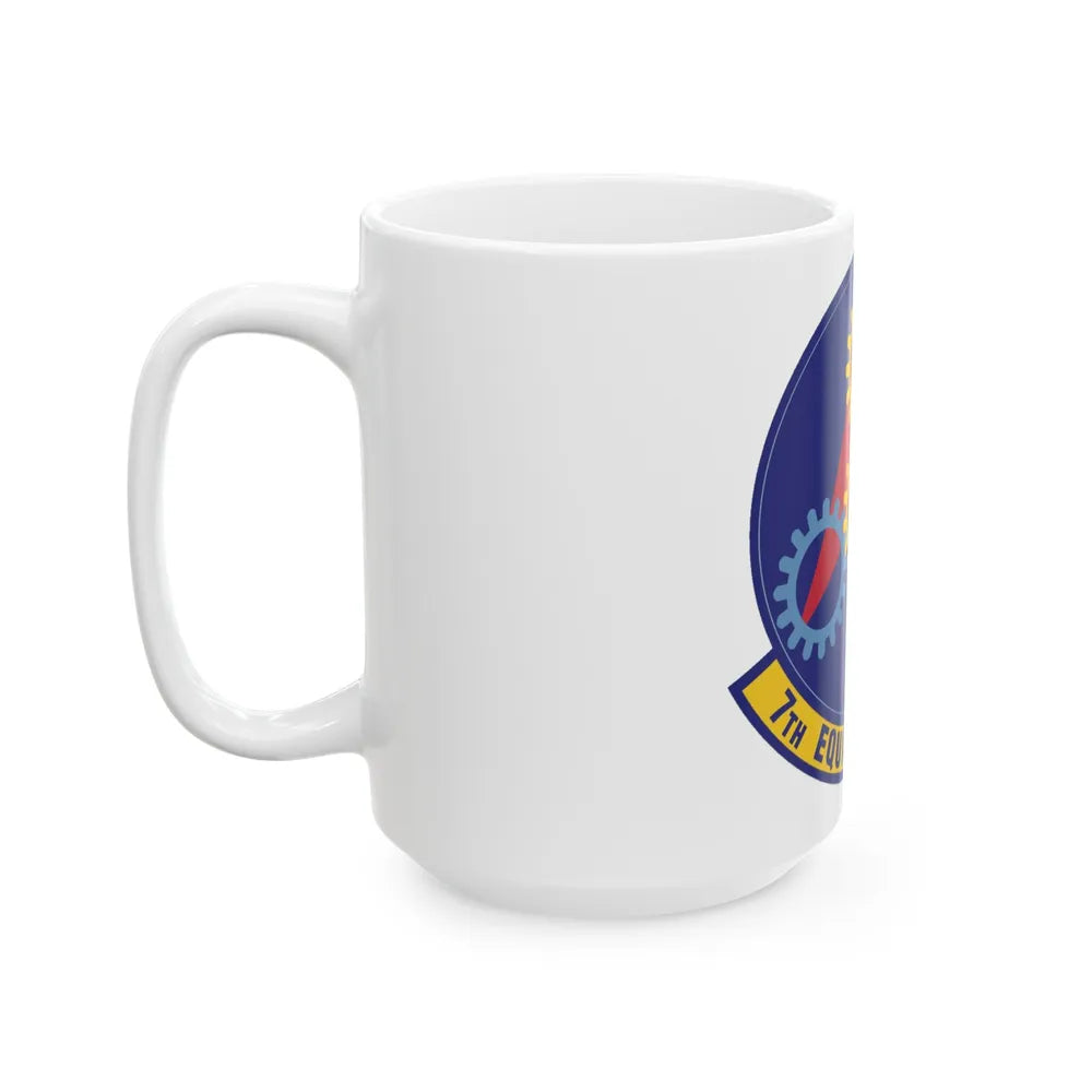 7th Equipment Maintenance Squadron (U.S. Air Force) White Coffee Mug-Go Mug Yourself