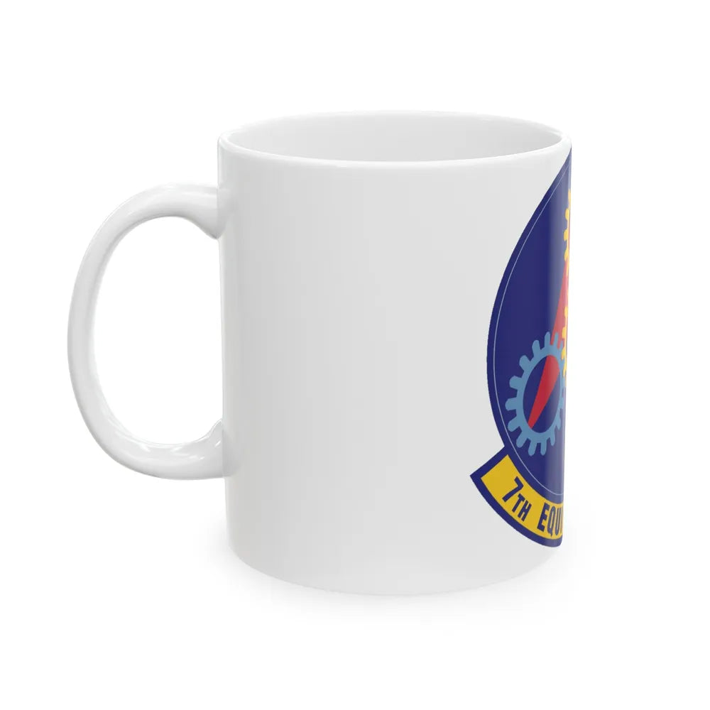 7th Equipment Maintenance Squadron (U.S. Air Force) White Coffee Mug-Go Mug Yourself