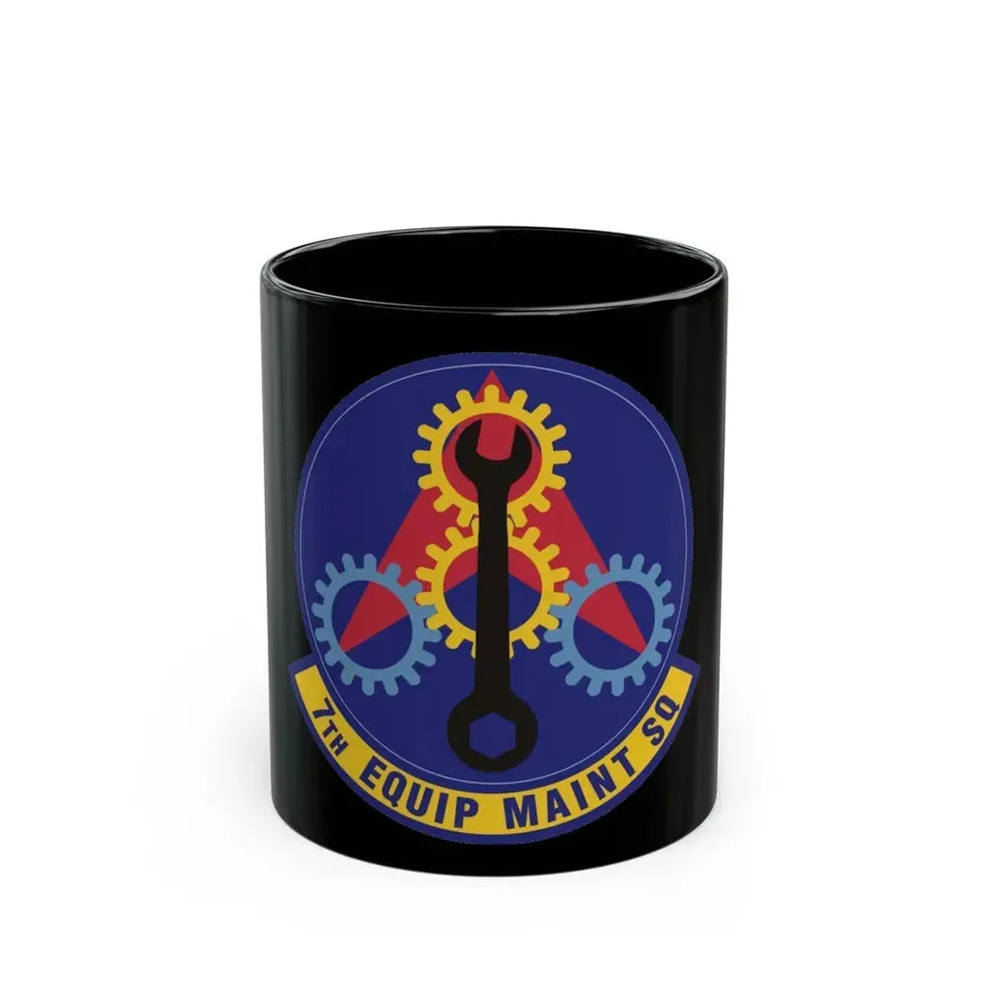 7th Equipment Maintenance Squadron (U.S. Air Force) Black Coffee Mug 11oz - Go Mug Yourself