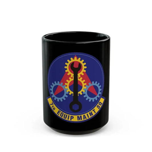7th Equipment Maintenance Squadron (U.S. Air Force) Black Coffee Mug 15oz - Go Mug Yourself