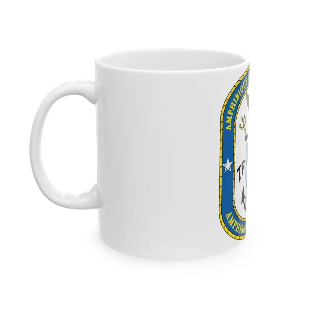 7th Fleet Amphibious Force (U.S. Navy) White Coffee Mug-Go Mug Yourself