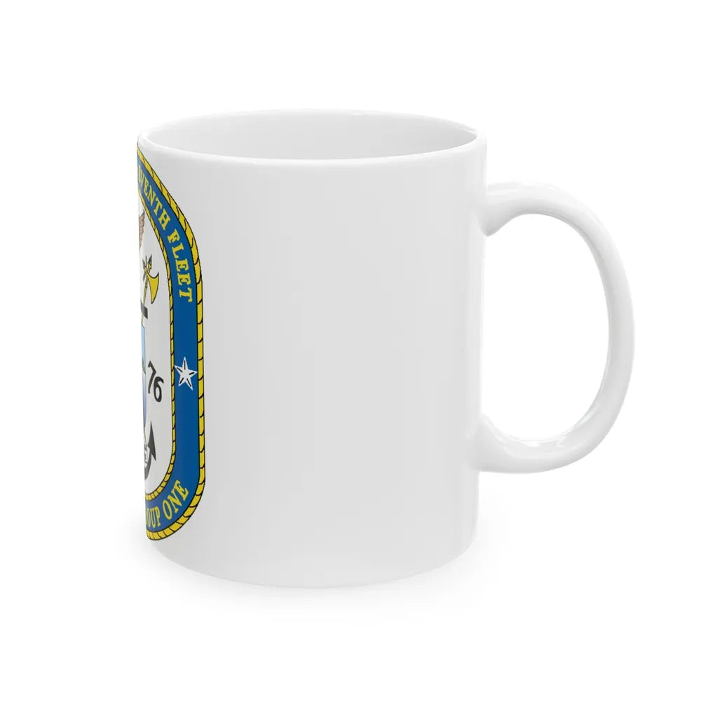 7th Fleet Amphibious Force (U.S. Navy) White Coffee Mug-Go Mug Yourself