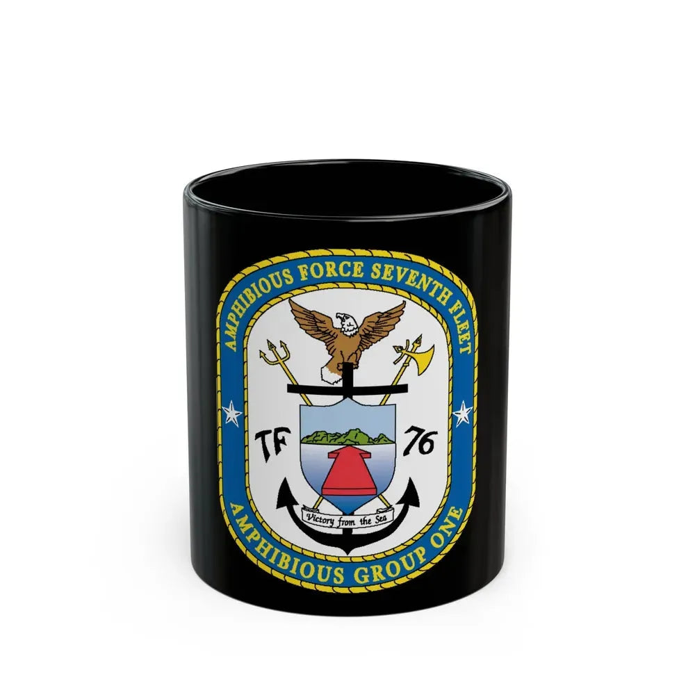 7th Fleet Amphibious Force (U.S. Navy) Black Coffee Mug 11oz - Go Mug Yourself