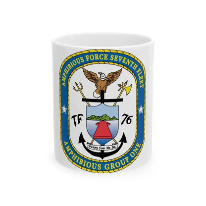 7th Fleet Amphibious Force (U.S. Navy) White Coffee Mug 11oz - Go Mug Yourself