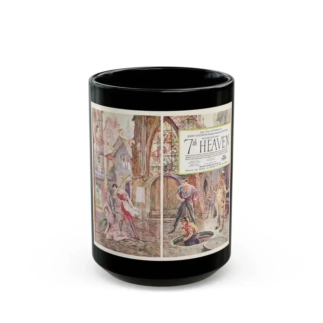 7th Heaven - Black Coffee Mug 15oz - Go Mug Yourself