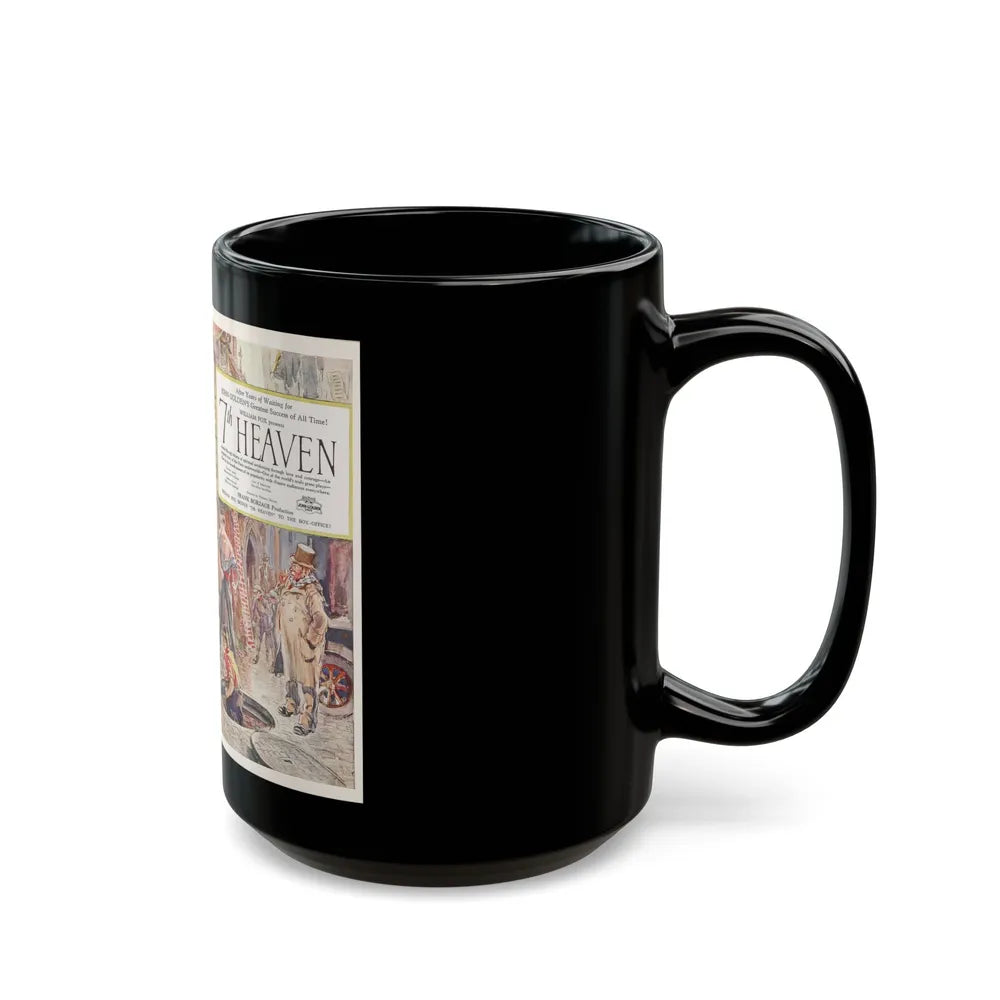 7th Heaven - Black Coffee Mug-Go Mug Yourself