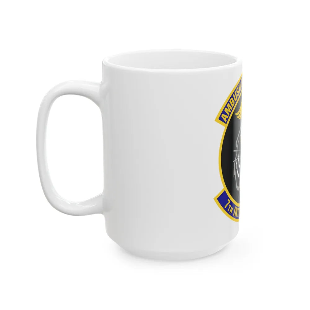 7th Intelligence Squadron (U.S. Air Force) White Coffee Mug-Go Mug Yourself