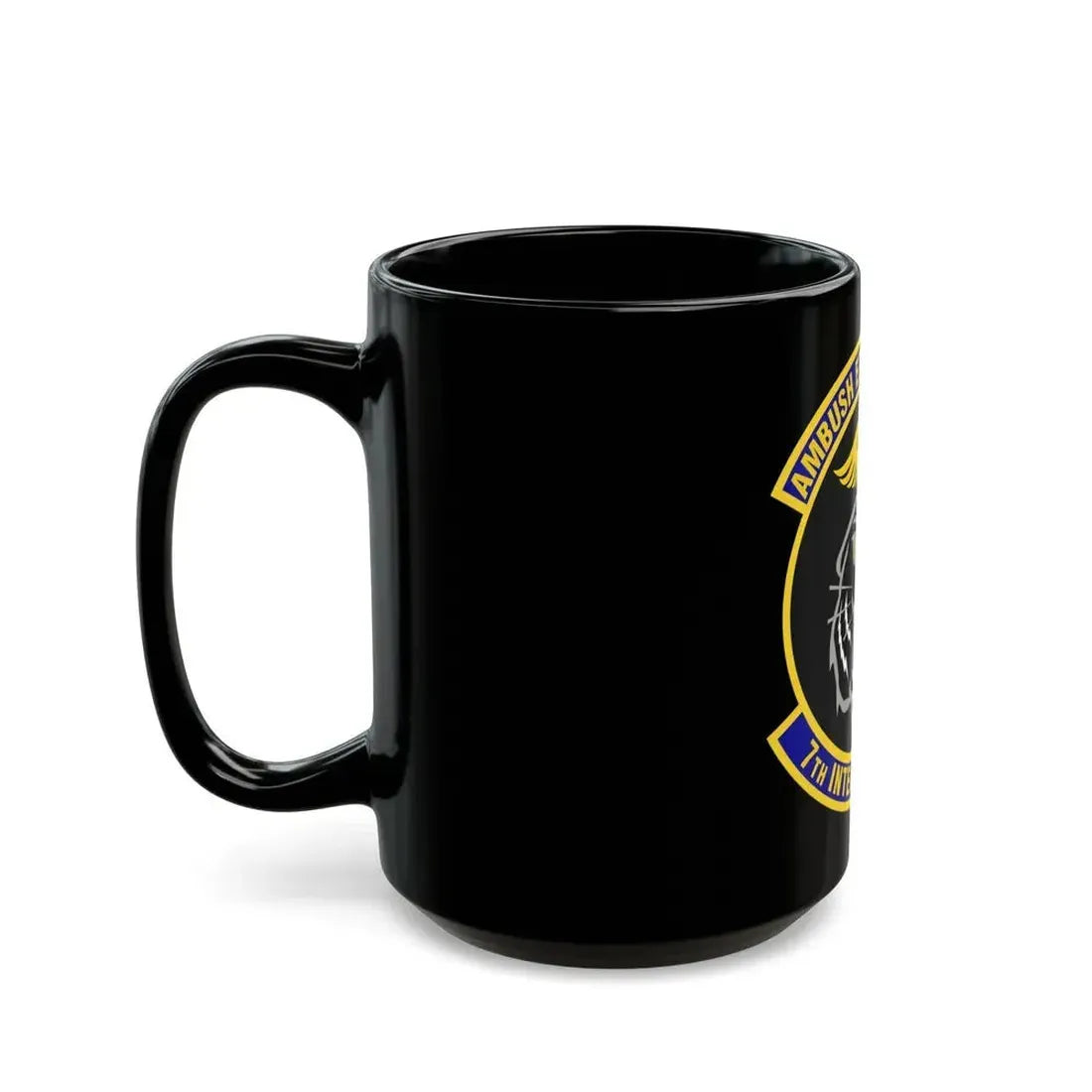 7th Intelligence Squadron (U.S. Air Force) Black Coffee Mug - Go Mug Yourself