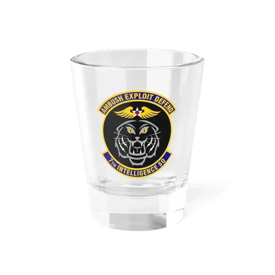 7th Intelligence Squadron (U.S. Air Force) Shot Glass 1.5oz 1.5oz - Go Mug Yourself