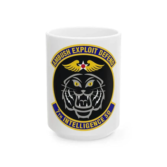 7th Intelligence Squadron (U.S. Air Force) White Coffee Mug 15oz - Go Mug Yourself
