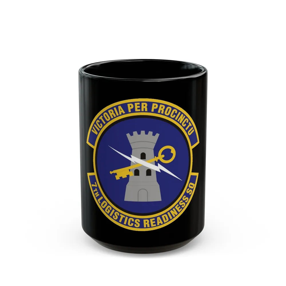 7th Logistics Readiness Squadron (U.S. Air Force) Black Coffee Mug-15oz-Go Mug Yourself