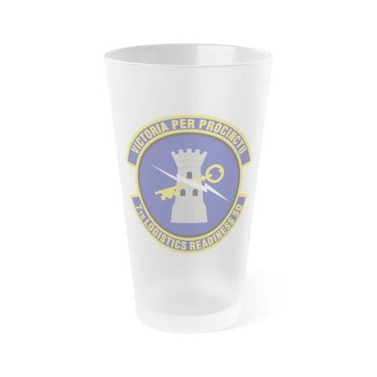 7th Logistics Readiness Squadron (U.S. Air Force) Frosted Pint Glass 16oz-16oz-Frosted-Go Mug Yourself