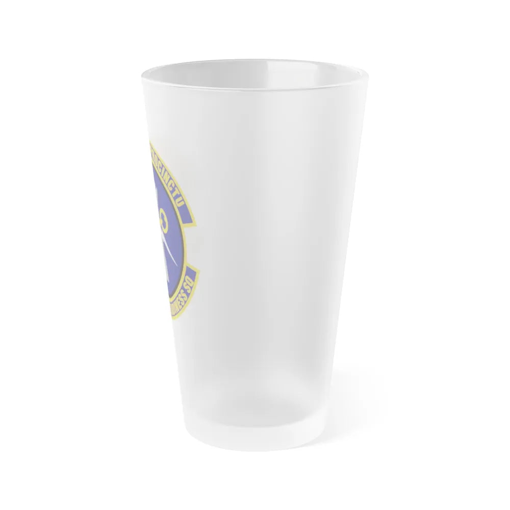 7th Logistics Readiness Squadron (U.S. Air Force) Frosted Pint Glass 16oz-Go Mug Yourself