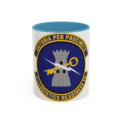 7th Logistics Readiness Squadron (U.S. Air Force) Accent Coffee Mug 11oz Light Blue - Go Mug Yourself