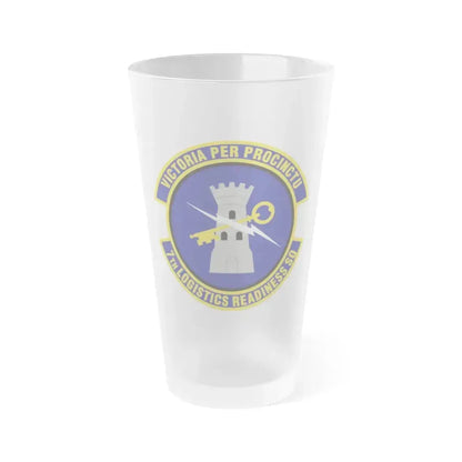 7th Logistics Readiness Squadron (U.S. Air Force) Frosted Pint Glass 16oz 16oz Frosted - Go Mug Yourself