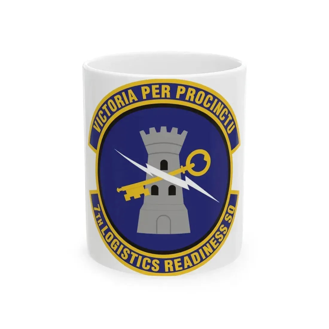 7th Logistics Readiness Squadron (U.S. Air Force) White Coffee Mug 11oz - Go Mug Yourself