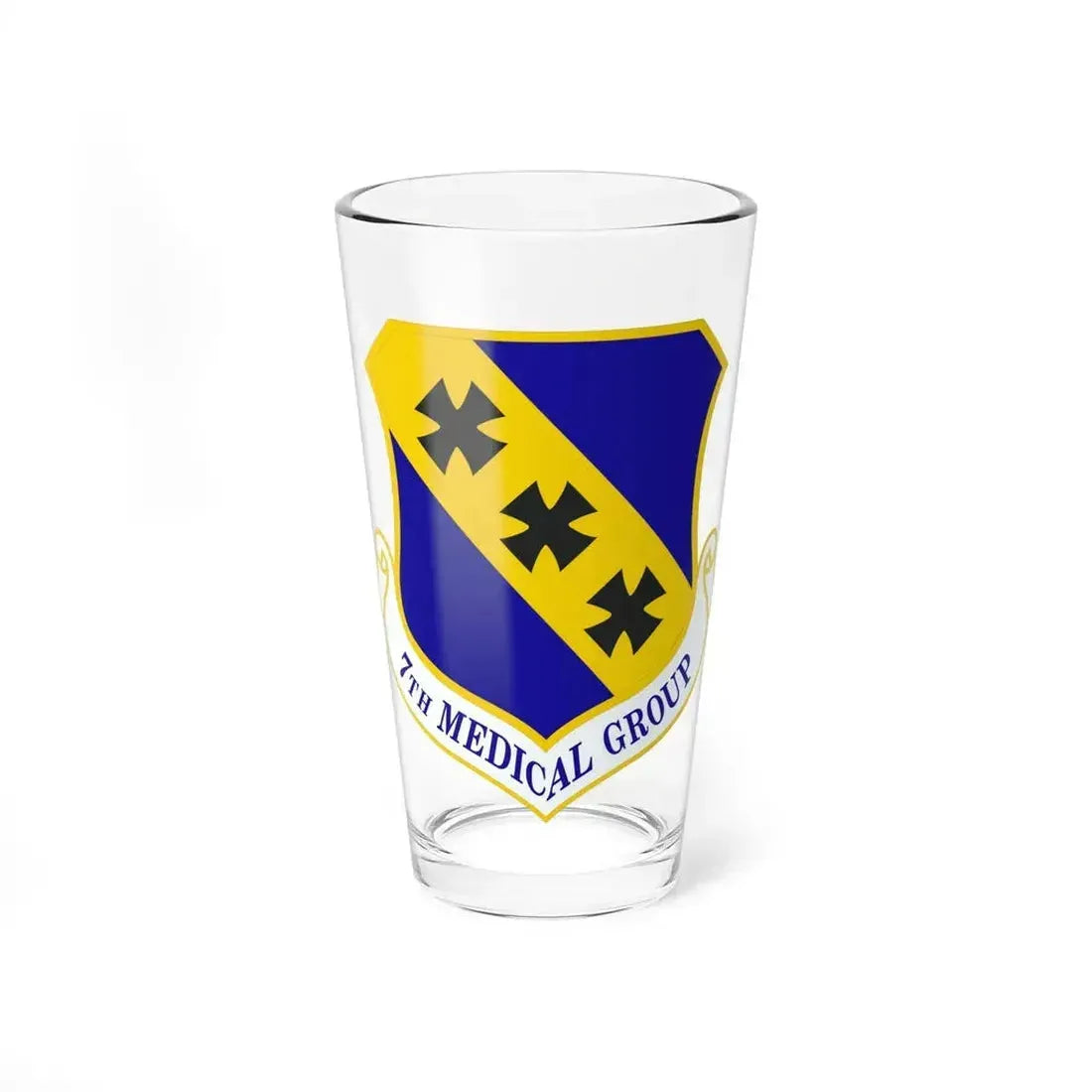 7th Medical Group (U.S. Air Force) Pint Glass 16oz 16oz - Go Mug Yourself