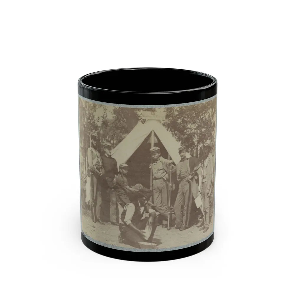 7th N.Y. State Militia, Camp Cameron, D.C., 1861 001 (U.S. Civil War) Black Coffee Mug-11oz-Go Mug Yourself